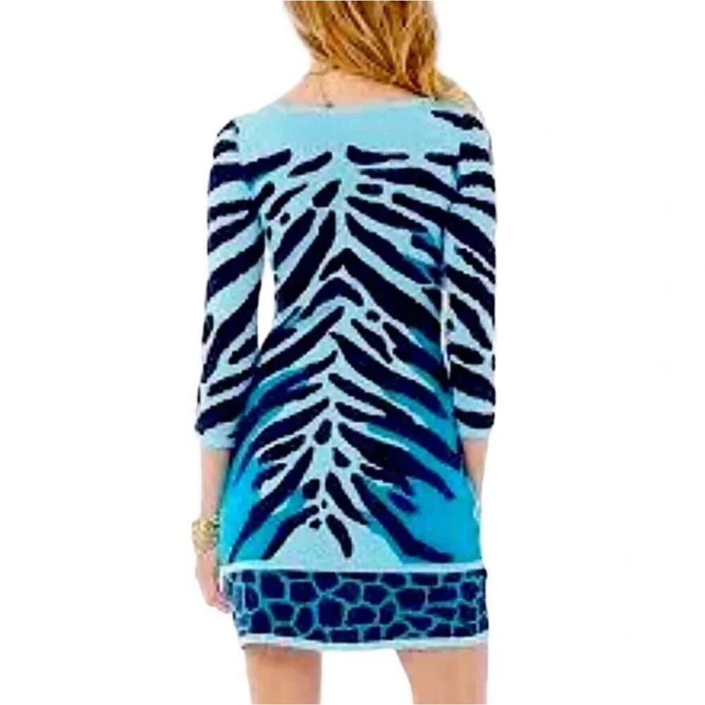 Lilly Pulitzer Polly Animal Print Sweater Dress Women's Size Small - Picture 9 of 12